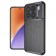 Husa pentru Xiaomi 15, Techsuit, CarbonFiber, Neagra