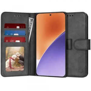 Husa pentru Xiaomi 15, Techsuit, Diary Book, Neagra