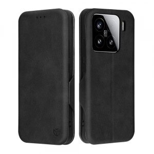 Husa pentru Xiaomi 15, Techsuit, Safe Wallet Plus, Neagra