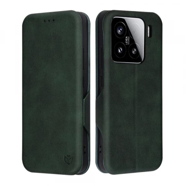 Husa pentru Xiaomi 15, Techsuit, Safe Wallet Plus, Verde