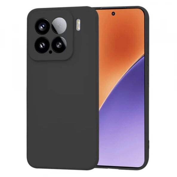 Husa pentru Xiaomi 15, Techsuit, SoftFlex, Neagra