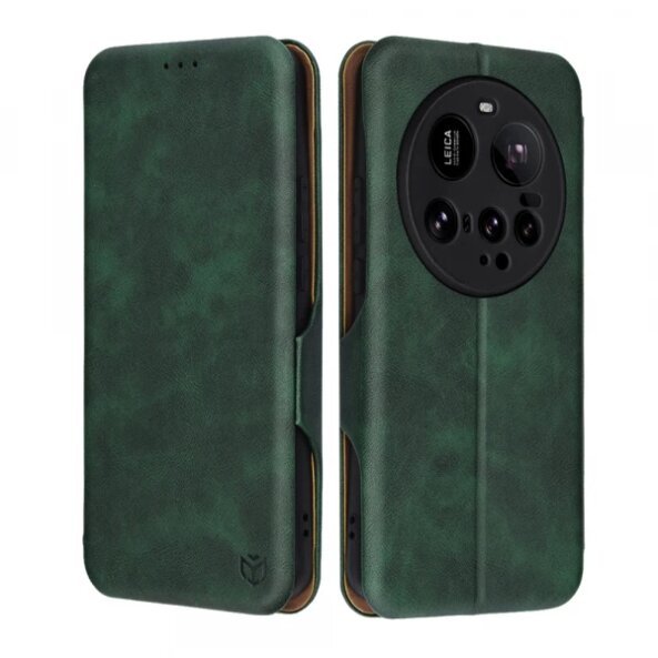 Husa pentru Xiaomi 15 Ultra, Techsuit, Safe Wallet Plus, Verde