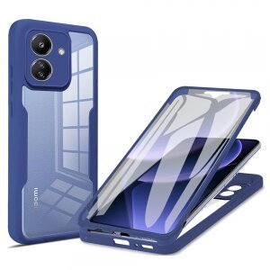 Husa pentru Xiaomi Poco C65 / Redmi 13C, Techsuit, ColorVerse 360, Albastra