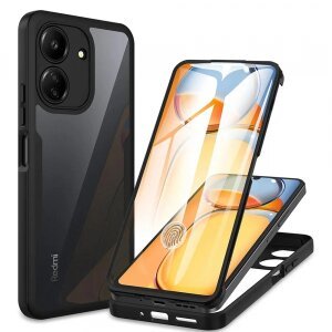 Husa pentru Xiaomi Poco C65 / Redmi 13C, Techsuit, ColorVerse 360, Neagra