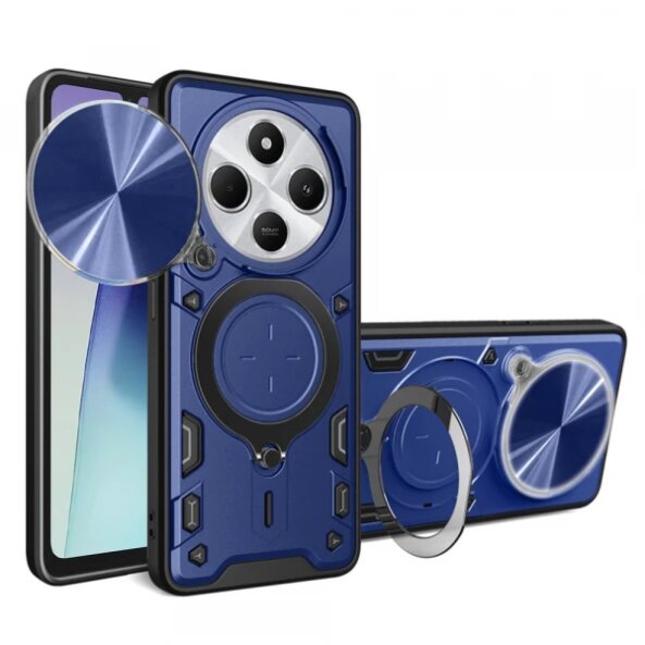 Husa pentru Xiaomi Poco C75 / Redmi 14C, Techsuit, CamGuard Pro, Albastra