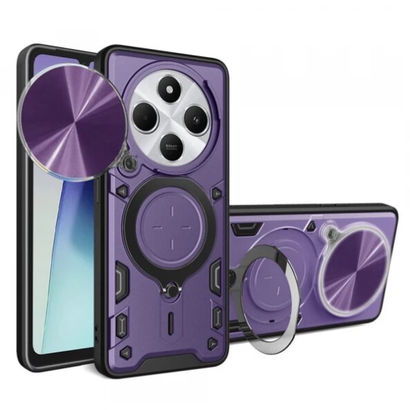 Husa pentru Xiaomi Poco C75 / Redmi 14C, Techsuit, CamGuard Pro, Mov