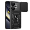 Husa pentru Xiaomi Poco F6, Techsuit, CamShield, Neagra