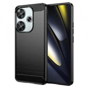 Husa pentru Xiaomi Poco F6, Techsuit, Carbon, Neagra