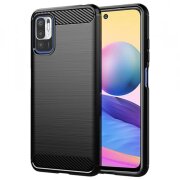 Husa pentru Xiaomi Poco M3 Pro 5G / Redmi Note 10 5G, Techsuit, Carbon, Neagra