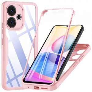 Husa pentru Xiaomi Poco M6 4G / Redmi 13, Techsuit, ColorVerse 360, Roz