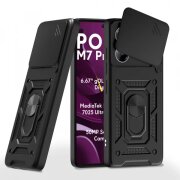 Husa pentru Xiaomi Poco M7 Pro 5G, Techsuit, CamShield, Neagra