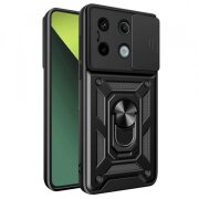 Husa pentru Xiaomi Poco X6 / Note 13 Pro 5G, Techsuit, CamShield, Neagra