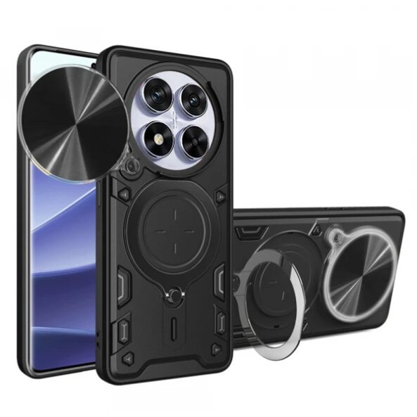 Husa pentru Xiaomi Poco X7 / Note 14 Pro 5G, Techsuit, CamGuard Pro, Neagra