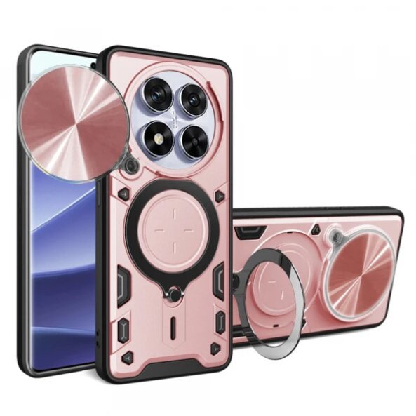 Husa pentru Xiaomi Poco X7 / Note 14 Pro 5G, Techsuit, CamGuard Pro, Roz Aurie