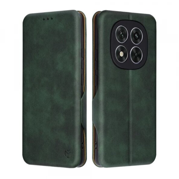 Husa pentru Xiaomi Poco X7 / Note 14 Pro 5G, Techsuit, Safe Wallet Plus, Verde