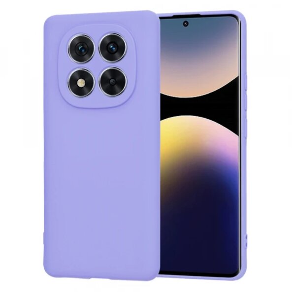 Husa pentru Xiaomi Poco X7 / Redmi Note 14 Pro 5G, Techsuit, SoftFlex, Mov Deschis