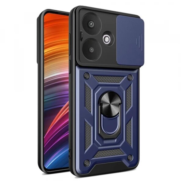 Husa pentru Xiaomi Redmi 13C 5G, Techsuit, CamShield, Albastra