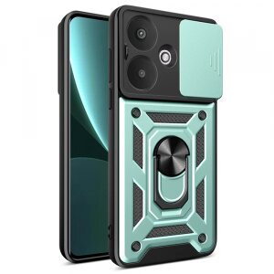 Husa pentru Xiaomi Redmi 13C 5G, Techsuit, CamShield, Verde
