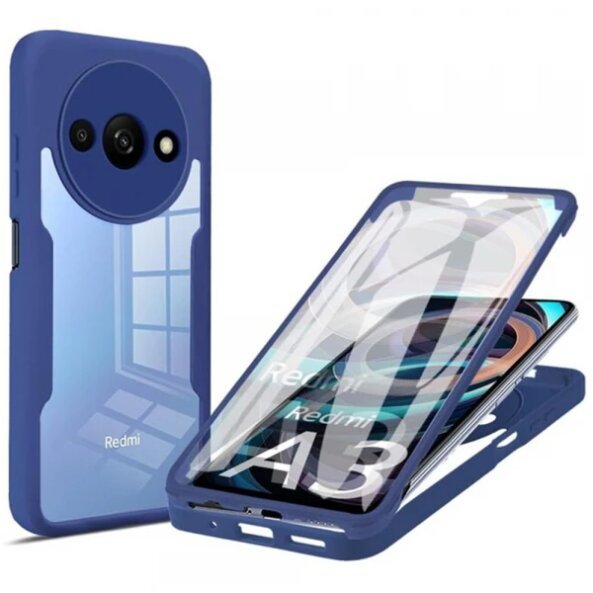 Husa pentru Xiaomi Redmi A3x / A3, Techsuit, ColorVerse 360, Albastra