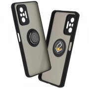 Husa pentru Xiaomi Redmi Note 10 Pro Max / Note 10 Pro, Techsuit, Glinth, Neagra