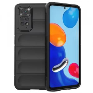 Husa pentru Xiaomi Redmi Note 11S / Note 11, Techsuit, Magic Shield, Neagra
