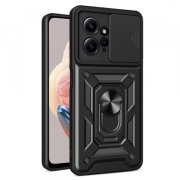 Husa pentru Xiaomi Redmi Note 12 4G, Techsuit, CamShield, Neagra
