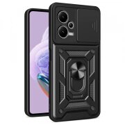 Husa pentru Xiaomi Redmi Note 12 Pro+, Techsuit, CamShield, Neagra
