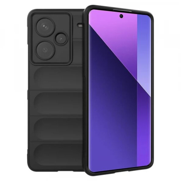 Husa pentru Xiaomi Redmi Note 13 Pro+, Techsuit, Magic Shield, Neagra