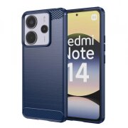 Husa pentru Xiaomi Redmi Note 14 4G (Regional), Techsuit, Carbon, Albastra
