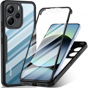 Husa pentru Xiaomi Redmi Note 14 4G (Regional), Techsuit, ColorVerse 360, Neagra