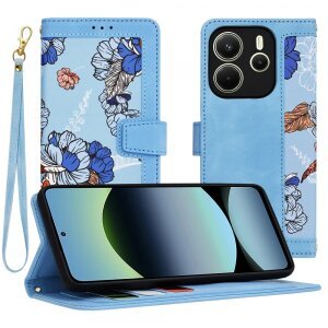 Husa pentru Xiaomi Redmi Note 14 4G (Regional), Techsuit, FlipCraft, Bleu