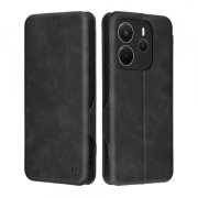 Husa pentru Xiaomi Redmi Note 14 4G (Regional), Techsuit, Safe Wallet Plus, Neagra