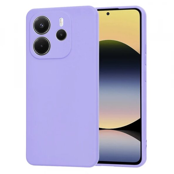 Husa pentru Xiaomi Redmi Note 14 4G (Regional), Techsuit, SoftFlex, Mov Deschis