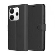 Husa pentru Xiaomi Redmi Note 14 4G (Standard), Techsuit, Leather Folio, Neagra