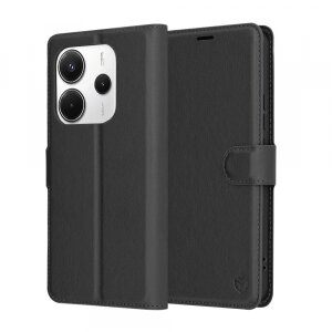 Husa pentru Xiaomi Redmi Note 14 4G (Standard), Techsuit, Leather Folio, Neagra