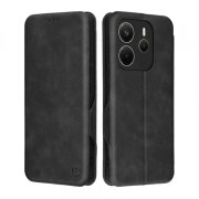 Husa pentru Xiaomi Redmi Note 14 4G (Standard), Techsuit, Safe Wallet Plus, Neagra