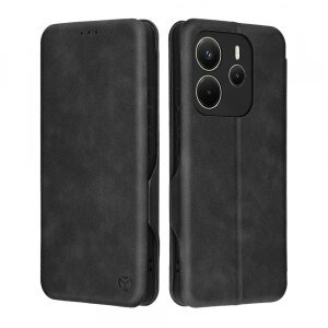 Husa pentru Xiaomi Redmi Note 14 4G (Standard), Techsuit, Safe Wallet Plus, Neagra