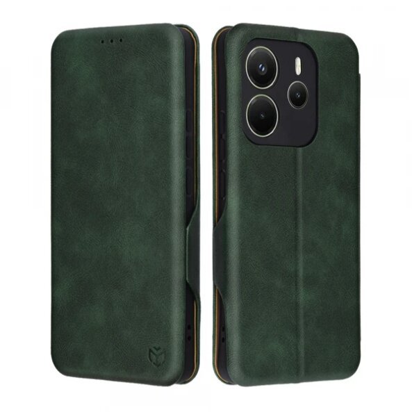 Husa pentru Xiaomi Redmi Note 14 4G (Standard), Techsuit, Safe Wallet Plus, Verde