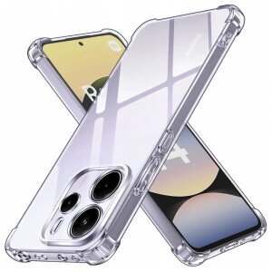 Husa pentru Xiaomi Redmi Note 14 4G (Standard), Techsuit, Shockproof Clear, Transparenta
