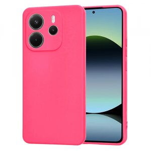 Husa pentru Xiaomi Redmi Note 14 4G (Standard), Techsuit, SoftFlex, Roz Inchis