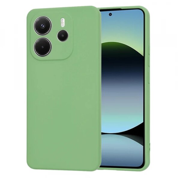 Husa pentru Xiaomi Redmi Note 14 4G (Standard), Techsuit, SoftFlex, Verde