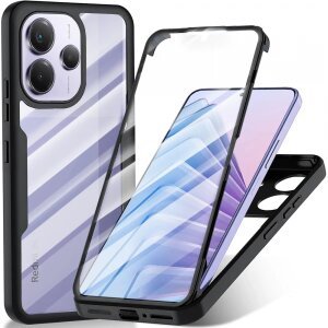 Husa pentru Xiaomi Redmi Note 14 5G, Techsuit, ColorVerse 360, Neagra