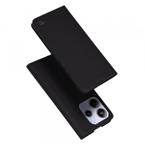 Husa pentru Xiaomi Redmi Note 14 5G, Techsuit, Magskin Book, Neagra
