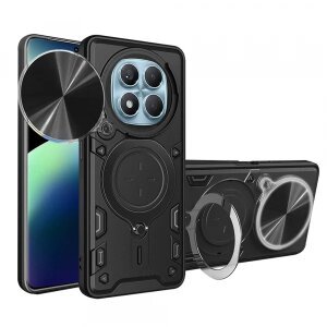 Husa pentru Xiaomi Redmi Note 14 Pro 4G, Techsuit, CamGuard Pro, Neagra