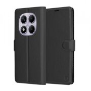 Husa pentru Xiaomi Redmi Note 14 Pro 4G, Techsuit, Leather Folio, Neagra