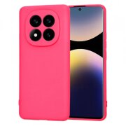 Husa pentru Xiaomi Redmi Note 14 Pro+ 5G, Techsuit, SoftFlex, Roz Inchis
