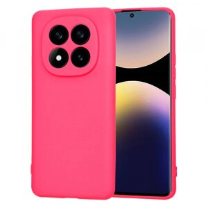 Husa pentru Xiaomi Redmi Note 14 Pro+ 5G, Techsuit, SoftFlex, Roz Inchis