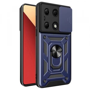 Husa pentru Xiaomi Redmi Note 14S / Note 13 Pro 4G / Poco M6 Pro 4G, Techsuit, CamShield, Albastra