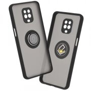 Husa pentru Xiaomi Redmi Note 9S / Note 9 Pro / Note 9 Pro Max, Techsuit, Glinth, Neagra