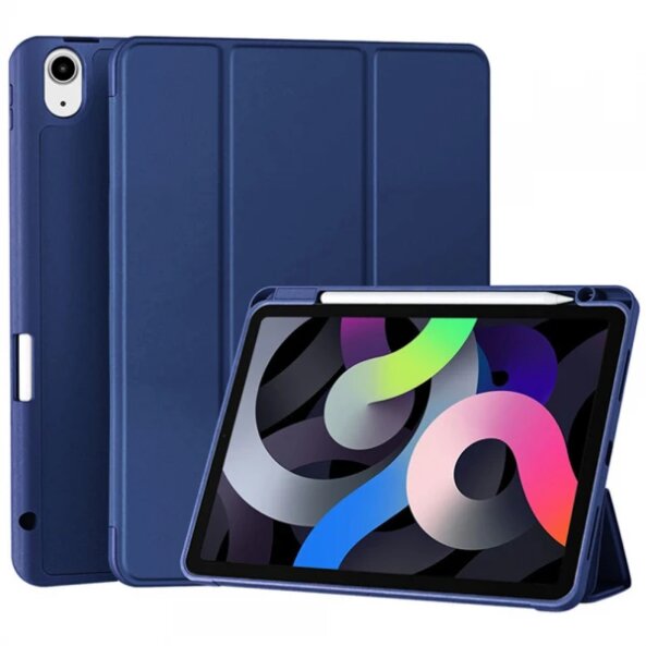 Husa pentru Xiaomi Redmi Pad 2, Techsuit, Flex Trifold, Bleumarin